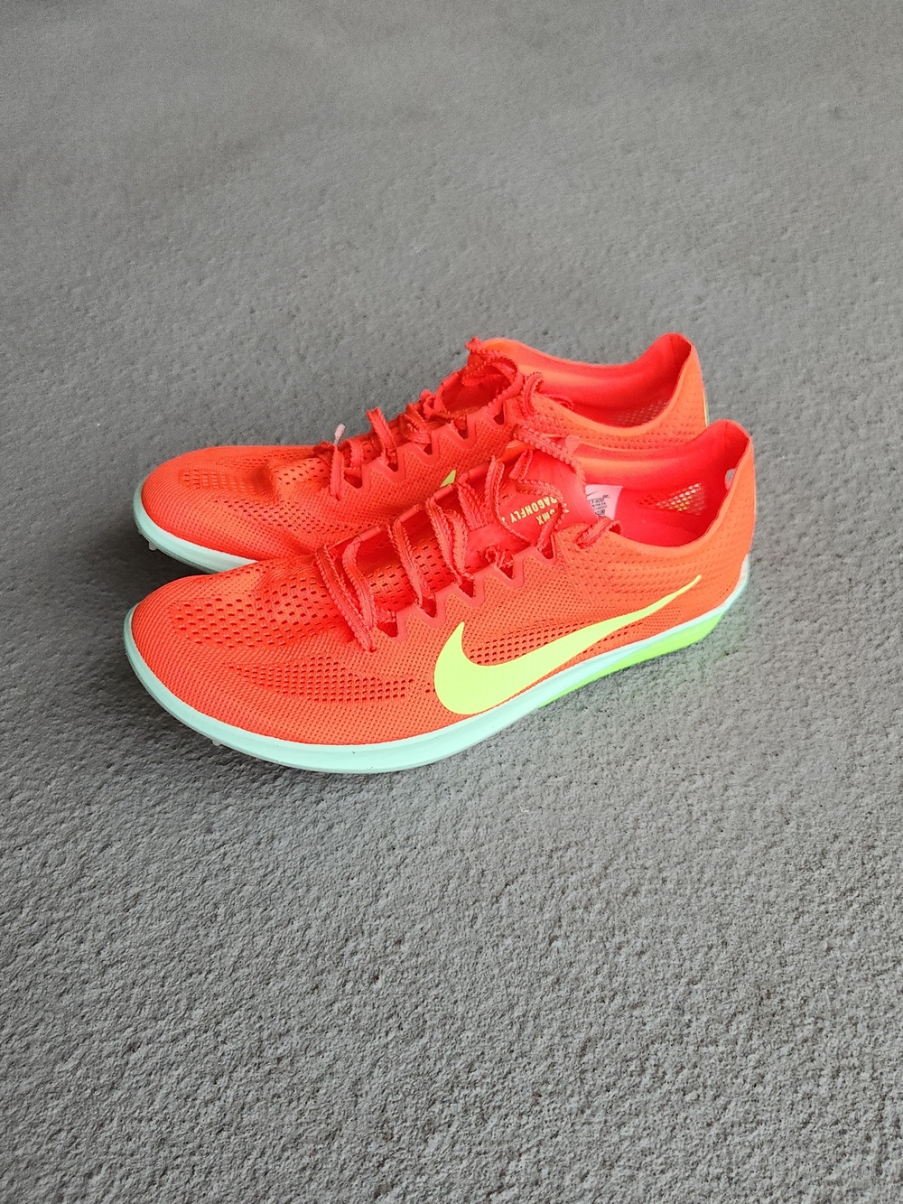 Nike ZoomX Dragonfly 2 Track Bright Crimson FD8413-600 SPIKE BAG Sz 11 US NEW